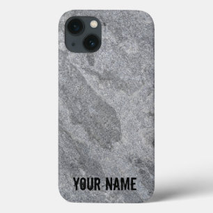 Steengranietstructuur grijs steenhoudend aardewerk Case-Mate iPhone case