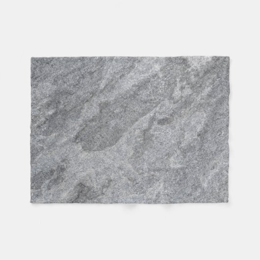 Steengranietstructuur grijs steenhoudend aardewerk fleece deken (Voorkant (Horizontaal))