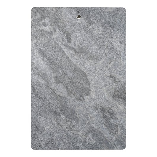 Steengranietstructuur grijs steenhoudend aardewerk mini klembord (Achterkant)