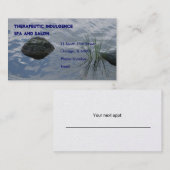 Steengras en watergras in het Visitekaartje van he Afsprakenkaartje (Voorkant / Achterkant)