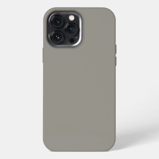 Steengrijs iPhone Hoesje (Achterkant)