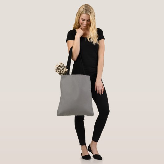 Steengrijs Tote Bag (Op model)