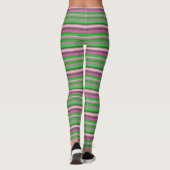 Steengroenspoelen met celviolet leggings (Achterkant)