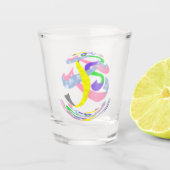 steenhaak shot glas (Voorkant)