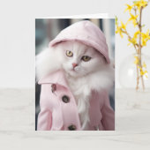 Steenharde Aanmoedigingskat Wenskaart Kaart (Gele Bloem)