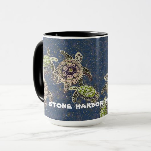 steenhaven nj turtle - mok - of verander het toevl (Voorkant links)