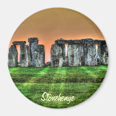 Steenhenge Standing Stones bij Sunset Magneet (Voorkant)