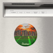 Steenhenge Standing Stones bij Sunset Magneet (Insitu (Vaatwasser))