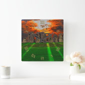 Steenhenge Standing Stones bij Sunset Vierkante Klok (Huis)