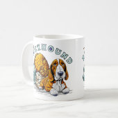 steenhond Pun Koffiemok (Voorkant links)