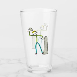 Steenhouwer Stickman Glas