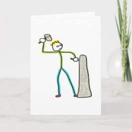 Steenhouwer Stickman Kaart