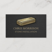 Steeninstallatie Visitekaartje (Voorkant)
