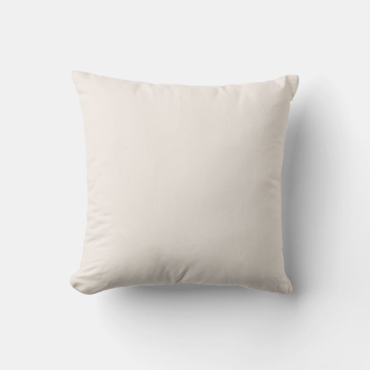 Steenkleurig blok throw kussen (Voorkant)