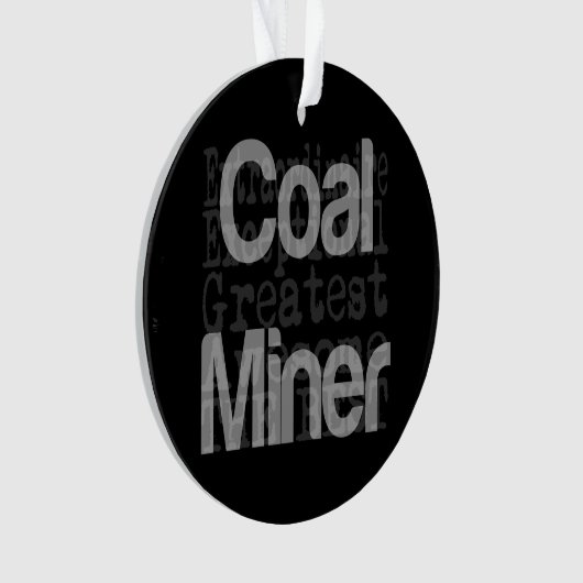 steenkolenmijnbouwer-extraordinaire ornament (voorkant)