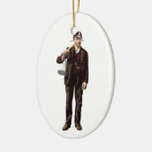 Steenkool 1910 keramisch ornament (Links)