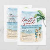 Steenkool Bachelorette Weekend Itinerary and Party Kaart (Voorkant / Achterkant)