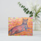 steenkool briefkaart (Staand voorkant)