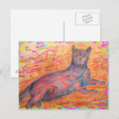 steenkool briefkaart (Voorkant / Achterkant)