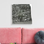 Steenkool Canvas Afdruk (Insitu (Woonkamer))