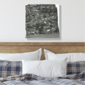 Steenkool Canvas Afdruk (Insitu (Slaapkamer))