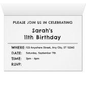 Steenkool Confetti Waterverf Stippen Verjaardag Ui (Binnen Horizontaal (Onder))