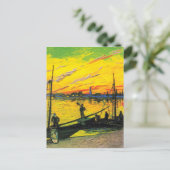 Steenkool (F437) Van Gogh Fine Art Briefkaart (Staand voorkant)