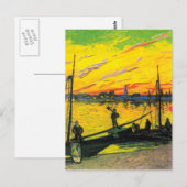 Steenkool (F437) Van Gogh Fine Art Briefkaart (Voorkant / Achterkant)