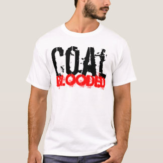 Steenkool geblust t-shirt