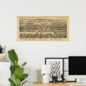 Steenkool in Davosburgh Poster (Thuiskantoor)