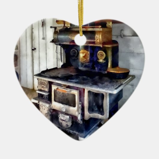 Steenkool in Kitchen Keramisch Ornament (Voorkant)