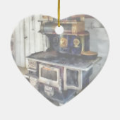 Steenkool in Kitchen Keramisch Ornament (Achterkant)