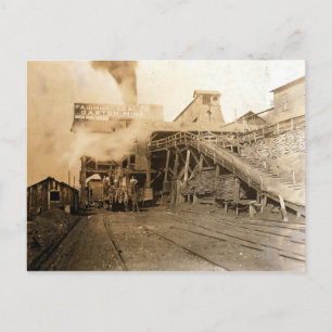 Steenkool in mijn Gaston Briefkaart