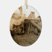 Steenkool in mijn Gaston Keramisch Ornament (Rechts)