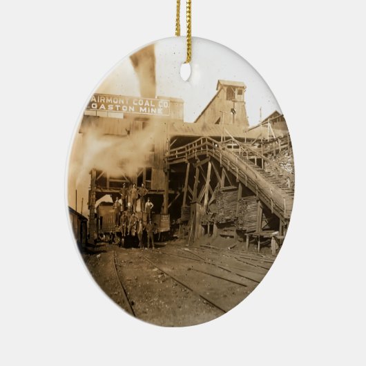 Steenkool in mijn Gaston Keramisch Ornament (Rechts)