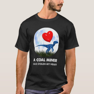 Steenkool Miner t rex Dinosaur humor T-shirt