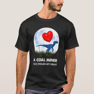 Steenkool Miner t rex Dinosaur humor T-shirt