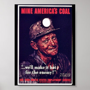 Steenkool van mijn Amerika Poster
