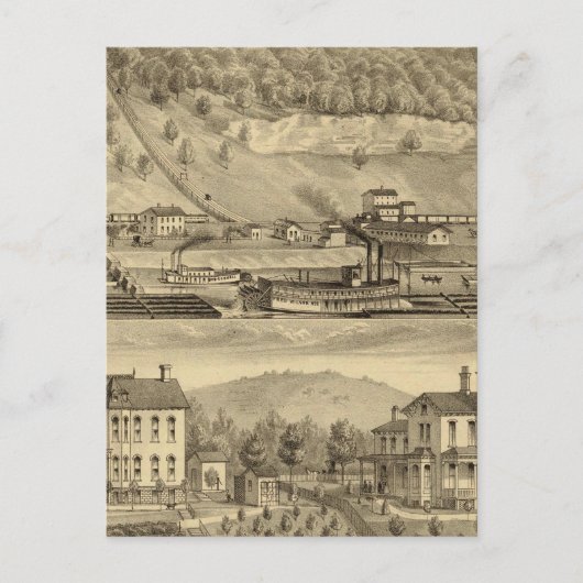 Steenkool van O'Neil and Company Briefkaart (Voorkant)