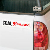 Steenkool Verwarmd Bumpersticker (Op Truck)