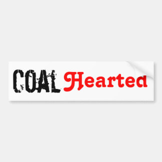 Steenkool Verwarmd Bumpersticker