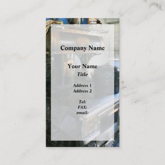 Steenkool Visitekaartje (Voorkant)