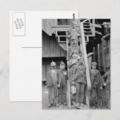 Steenkoolboys, 1900 briefkaart (Voorkant / Achterkant)