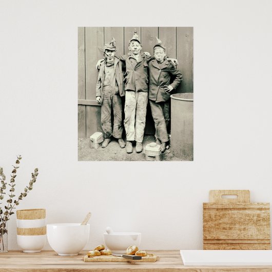 Steenkoolboys 1900 poster (Keuken)