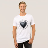 Steenkoolhart "Ware liefde - ware energie" Tri-Blend Shirt (Voorkant volledig)