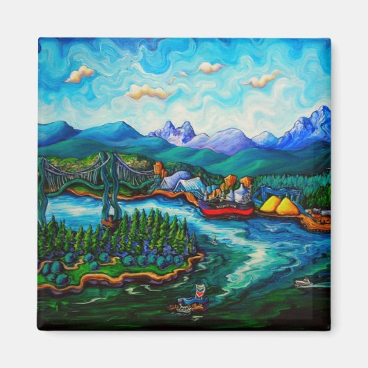 steenkoolhaven magneet (Voorkant)