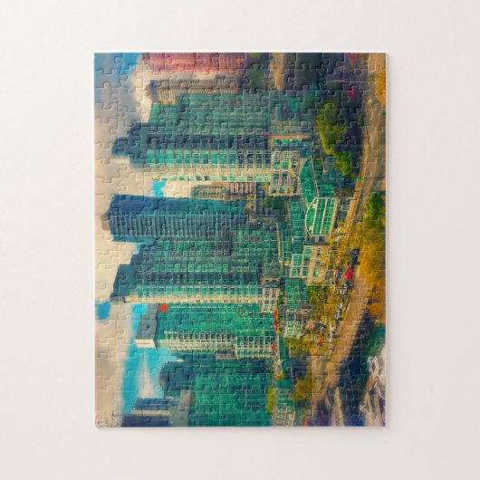 Steenkoolhaven Vancouver. Legpuzzel (Verticaal)