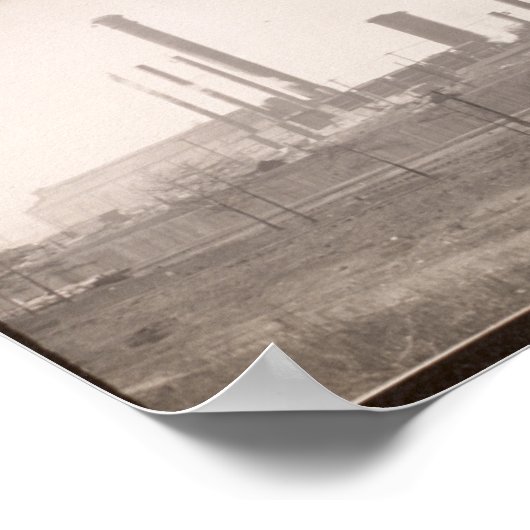 Steenkoolijzerovens, Birmingham, ALYard Long Photo Poster (Hoek)