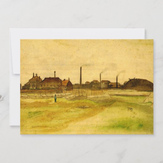 Steenkoolmijn in de Borinage door Vincent van Gogh (Voorkant)