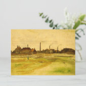 Steenkoolmijn in de Borinage door Vincent van Gogh (Staand voorkant)